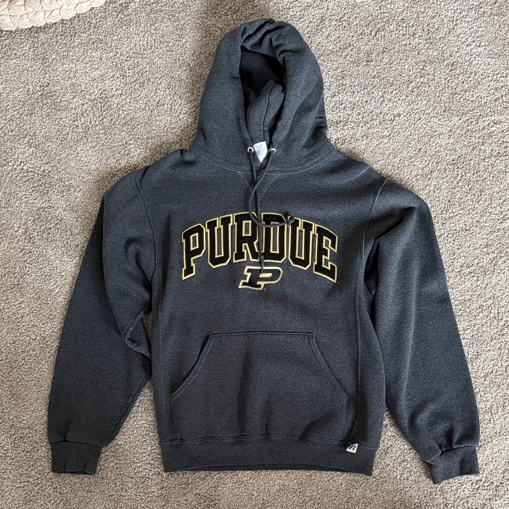 Russell Athletic Dark Grey Purdue Hoodie